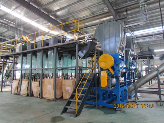 bouteille en plastique de moteur de 100kw Wannan réutilisant des machines