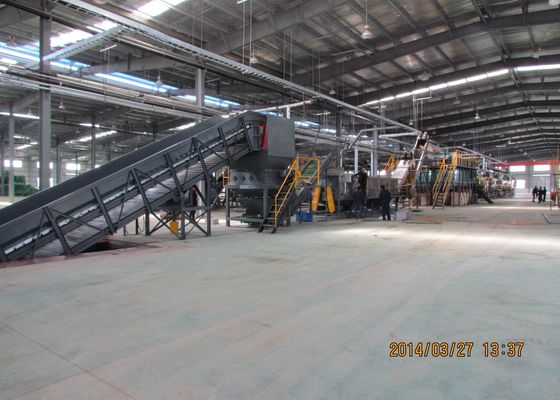 ligne de réutilisation en plastique de machine de bouteille de rebut de l'ANIMAL FAMILIER 2000kg/h