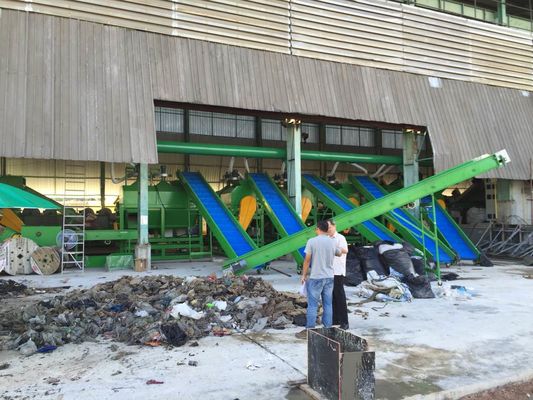 Film de déchets écrasant le lavage et réutilisant la machine