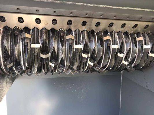 Défibreur de feuille de plastique de la lame D2, film de HDPE réutilisant la machine