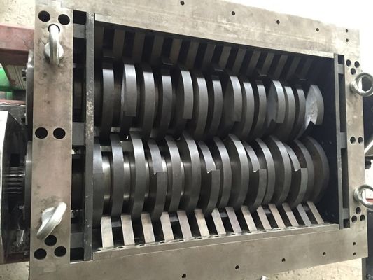 machine de défibreur d'axe de déchets solides de 22*2kw 20rpm double