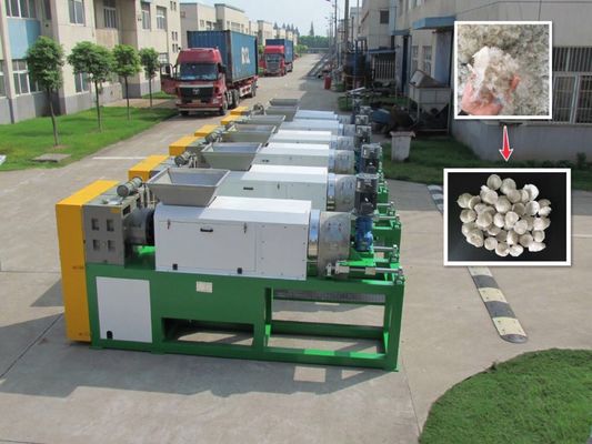 Machine plus sèche en plastique de sac de raphia de la garantie 90kw pp de 1 an