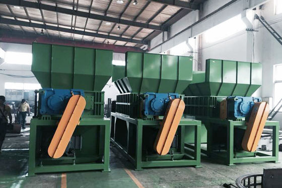 défibreur de récipient en plastique 45*2kw, lame de la machine 50mm de défibreur de tambour