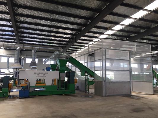 machine de réutilisation de pelletisation en plastique de films du PE 1000kg/h