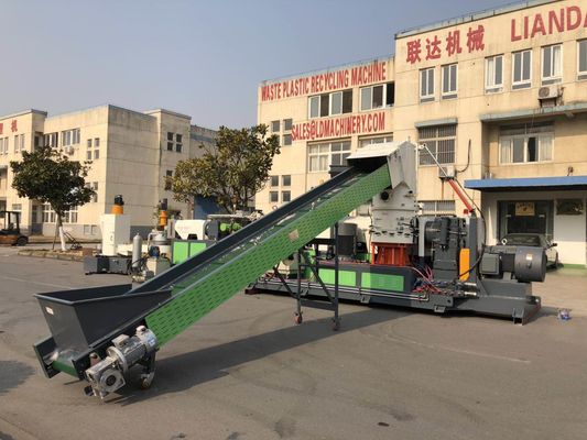 Les doubles étapes arrosent Ring Plastic Granulating Line