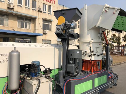 Les doubles étapes arrosent Ring Plastic Granulating Line