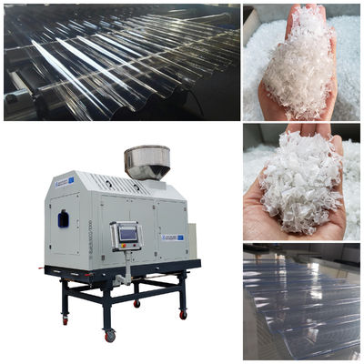 Le dessiccateur infrarouge pour la vague en plastique d'ANIMAL FAMILIER a ridé la machine d'extrusion de tuile de toit, l'humidité finale 50ppm, le temps de séchage 20mins